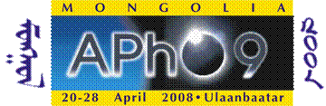 APhO-2008 Welcome to Mongolia