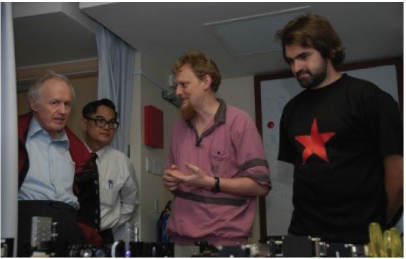 Visit by the Nobel Laureate Professor Tony Leggett
